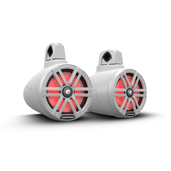 Marine Speaker Tower 8" M2 Series - White (Led) 1