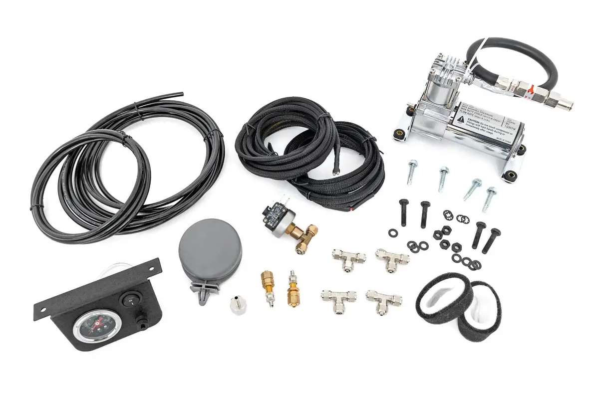 Onboard Air Bag Compressor Kit W/Gauge 1