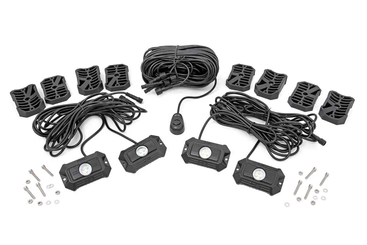 Led Rock Light  Kit - 4 Piece Set 1