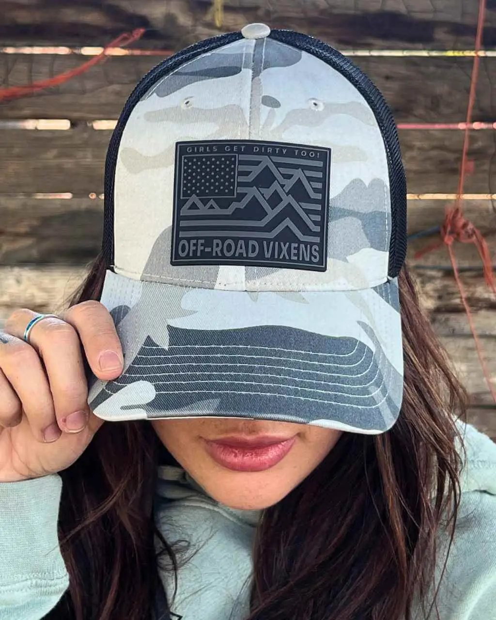 Ride Free Camo Trucker 1