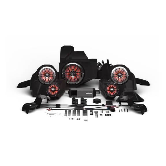 Stage 6 Aftermarket 1,500-Watt Audio System For 2024+ Rzr Xp W/ Ride Command 1