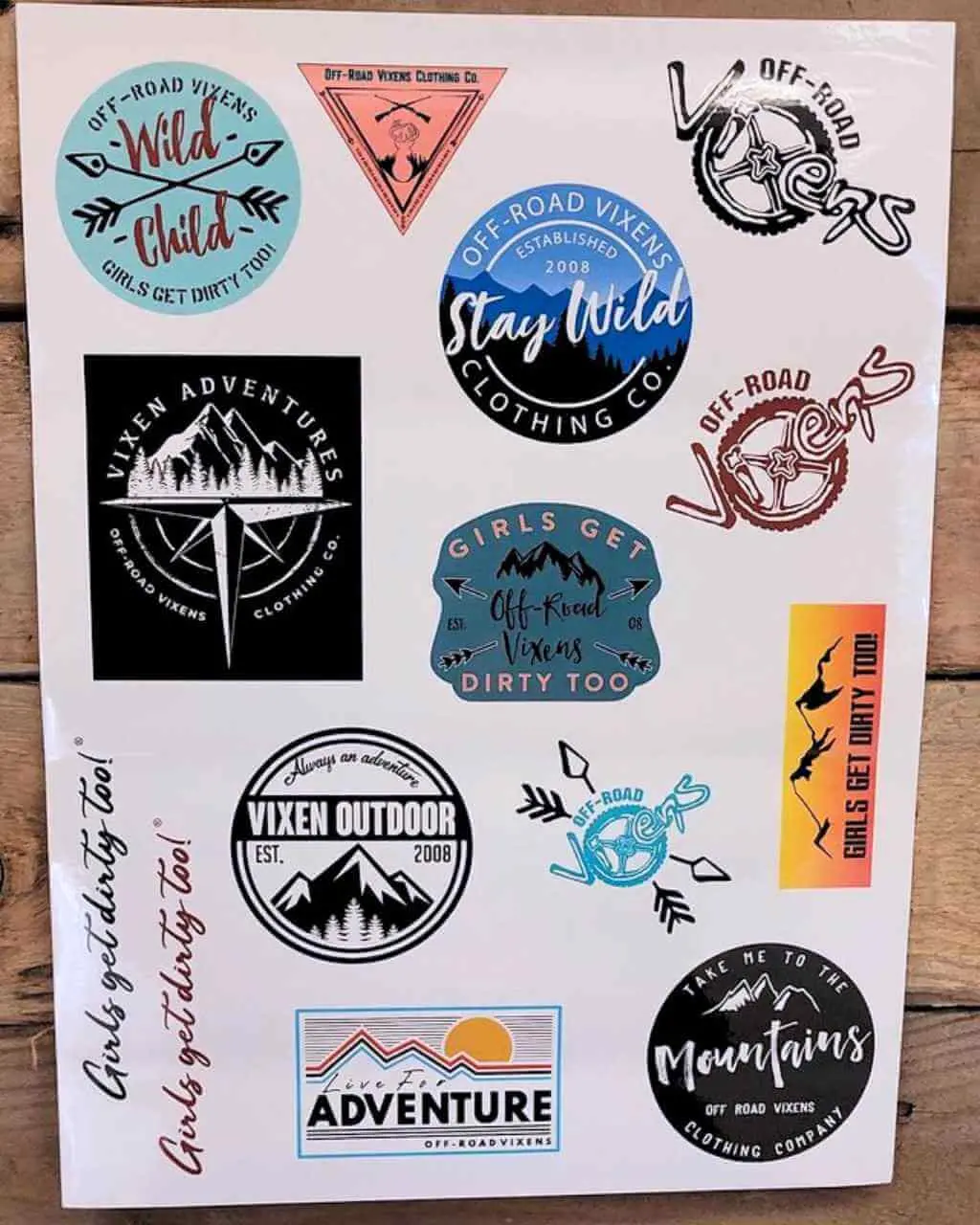 Vixen Outdoor Sticker Sheet 1