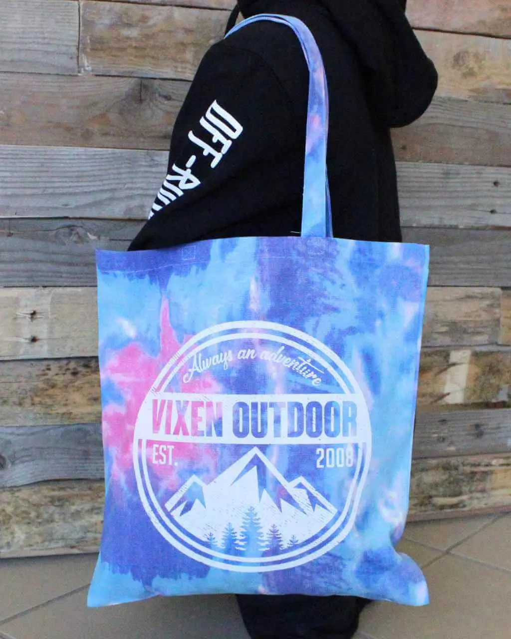 Vixen Outdoor Tie Dye Canvas Tote - Candy 1