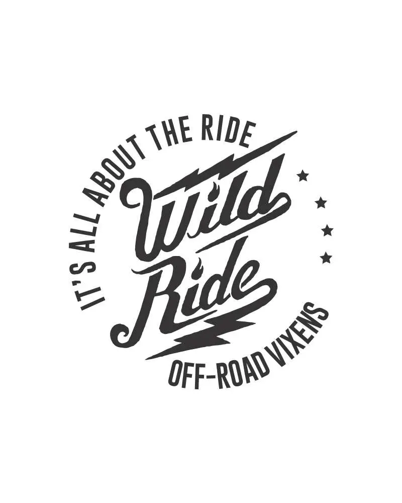 Wild Ride Decal 6" X 6" 1