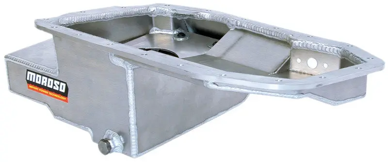 Moroso Mitsubishi 2.0L Dohc Turbo 4G63 Kicked Out Road Race Baffled 6.25Qt 6.5In Aluminum Oil Pan 1