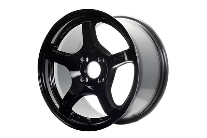 Gram Lights 57Cr 19X9.5 +25 5X112 Glossy Black Wheel 1