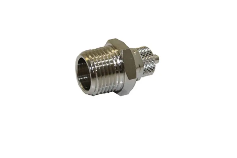 Snow Performance 3/8In Npt - 1/4 Quick Connect Straight Res Fitting 1