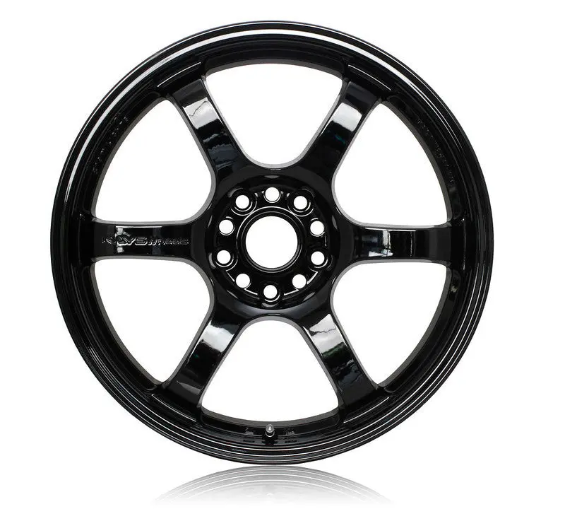 Gram Lights 57Dr 18X9.5 +38 5-114.3 Glossy Black Wheel 1