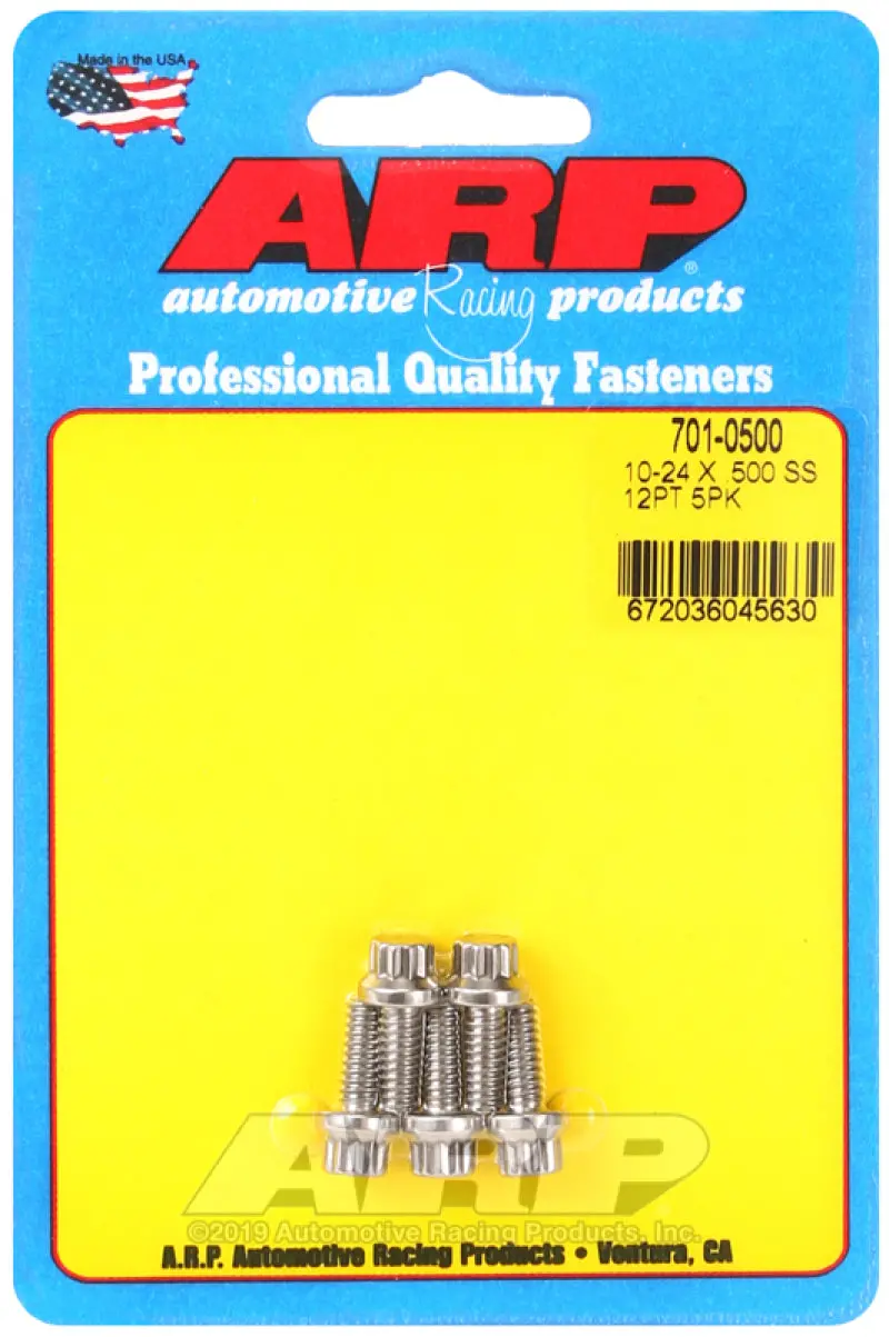 Arp 10-24 X .500 12Pt Ss Bolts 1