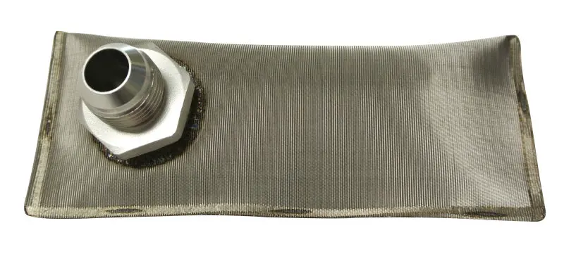 Fuelab In-Tank Fuel Sock Kit 100 Micron Stainless W/-10An Adaptor Fitting For 4X4xx Series Pumps 1