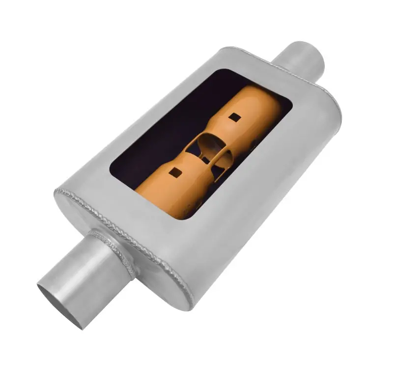 Gibson Mwa 2.5In. Offset/ 2.5In. Center 14In. Oval Muffler 1