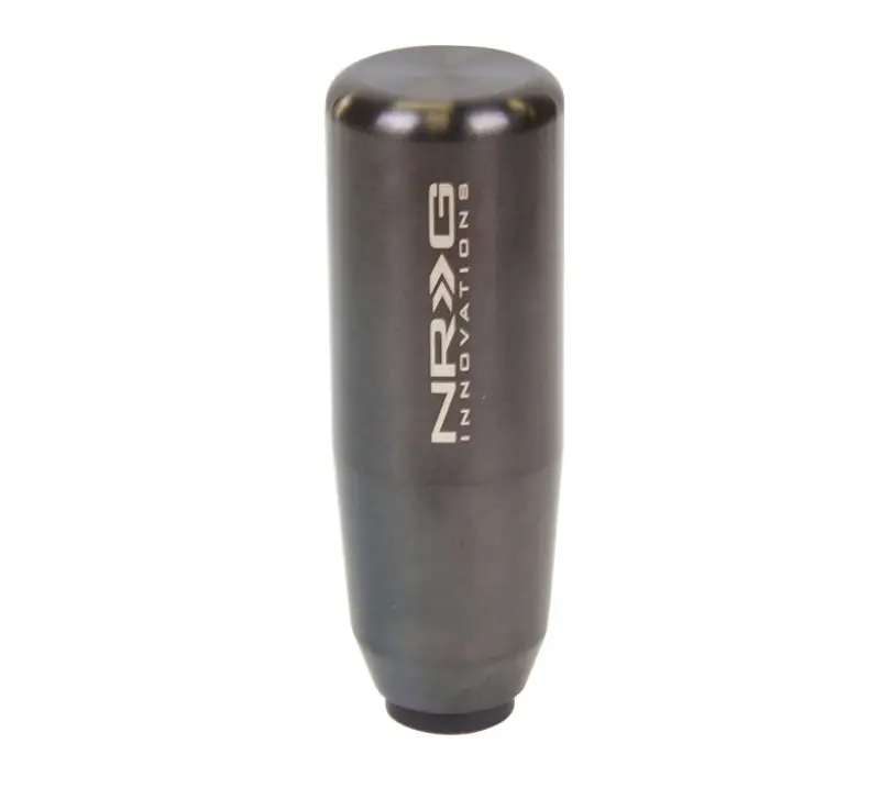 Nrg Universal Short Shifter Knob - 3.5In. Length / Heavy Weight .85Lbs - Black Chrome 1