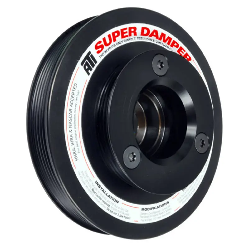 Ati Damper - 6.78In - Alum - 4 & 6 Grv - Honda H22 - Street - 4 Percent & 9 Percent Od Sizes 1