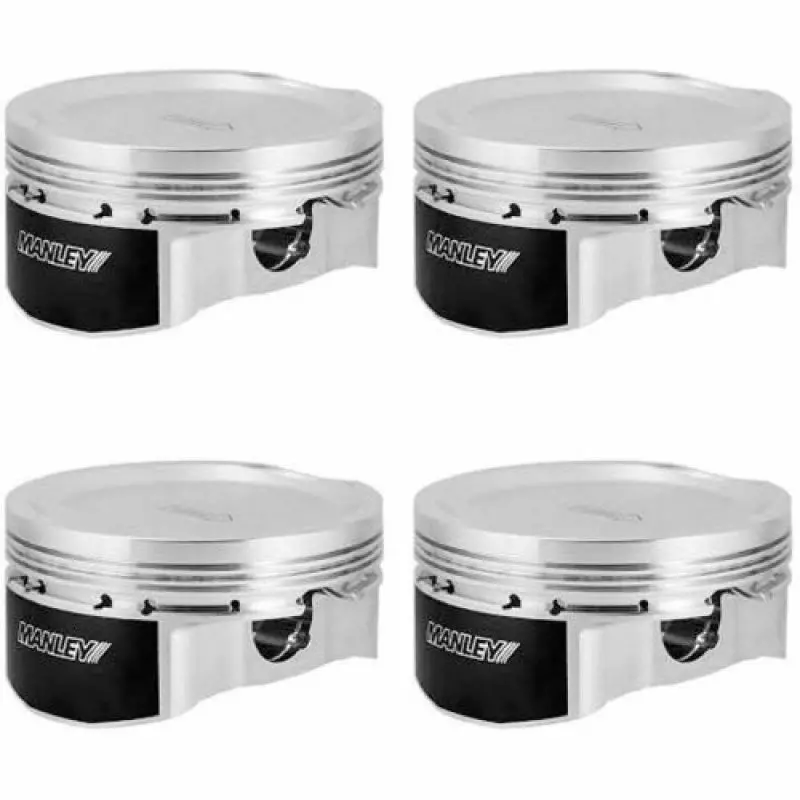 Manley Subaru Ej257 99.75Mm +.25Mm Bore 8.5:1 Dish Platinum Series Piston Set With Rings 1