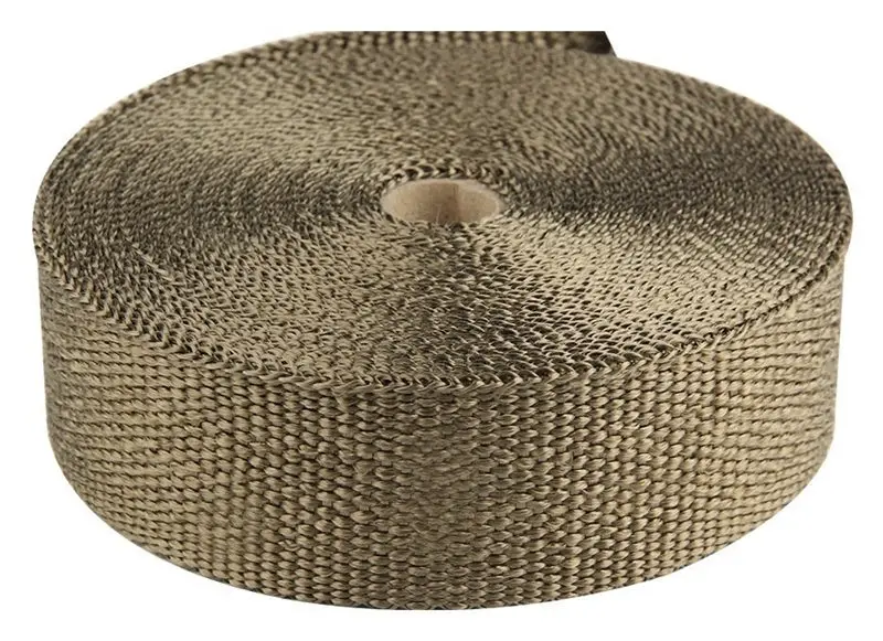 Torque Solution Exhaust Wrap Universal 1Inx50ft - Volcanic Rock 1