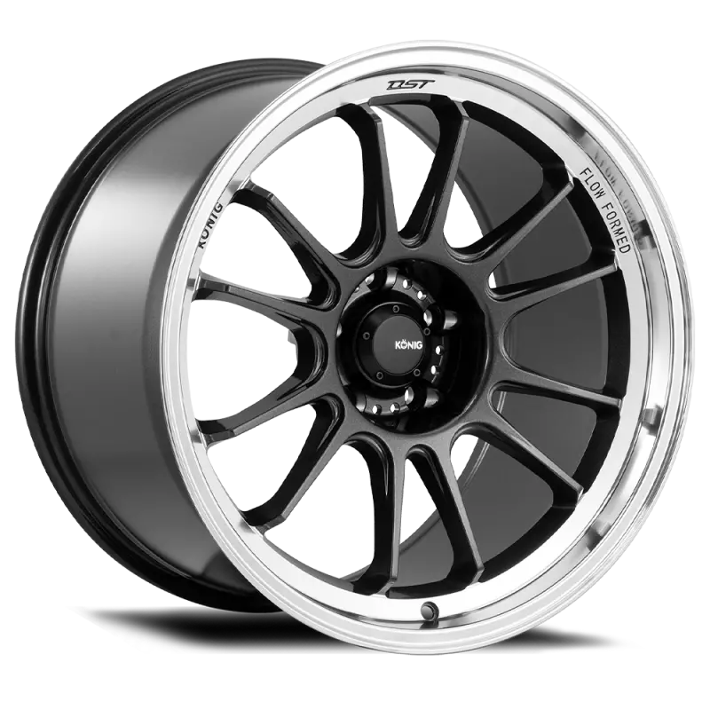 Konig Hypergram 17X8 5X114.3 Et45 Metallic Carbon W/ Machined Lip 1
