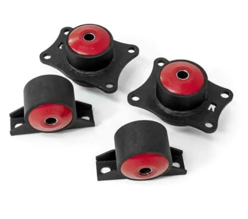 Innovative 00-09 Honda S2000 F-Series Black Steel Mounts 85A Bushings (Rear Diff Mounts Oem Diff) 1