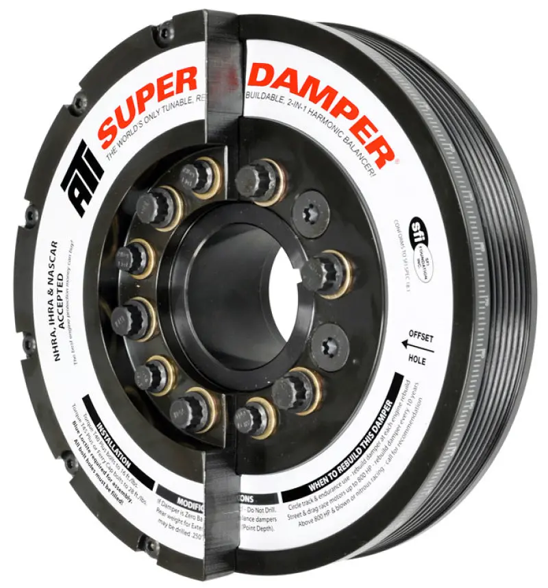 Ati Damper - 7.425In - Steel - 6 Grv - Duramax - 01-05 - Lb7 & Lly - Ext Bal - 3 Ring - Diesel 1