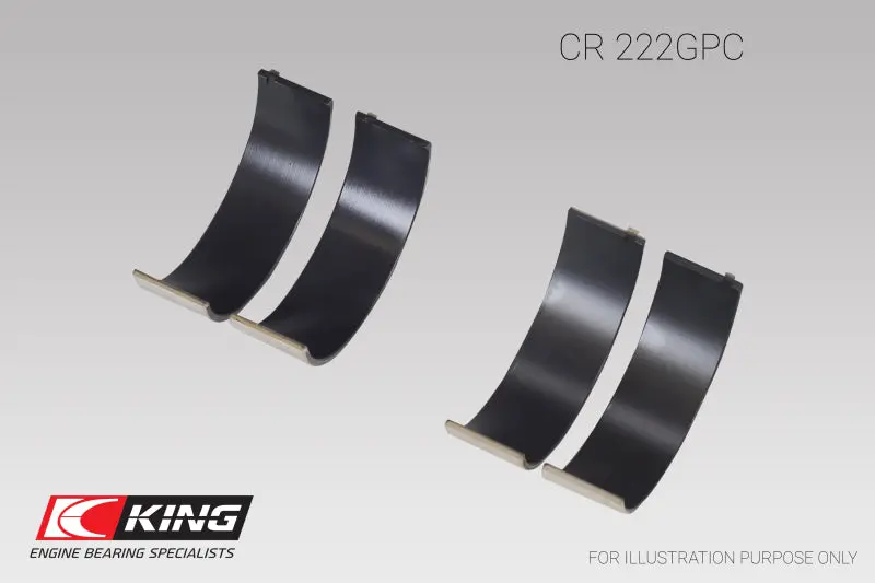 King Bmw N55b30a Sputter Replacement (Size Std) Rod Bearing Set (2 Pair) 1
