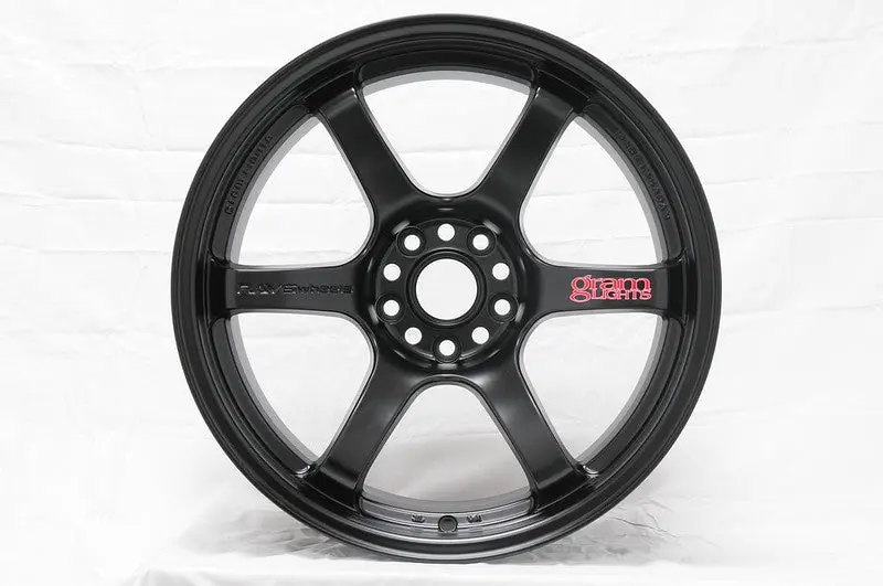 Gram Lights 57Dr 19X9.5 +35 5-114.3 Semi Gloss Black Wheel 1