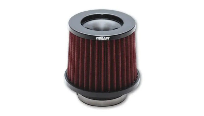 Vibrant The Classic Performance Air Filter (5.25In O.D. Cone X 5In Tall X 3.5In Inlet I.D.) 1