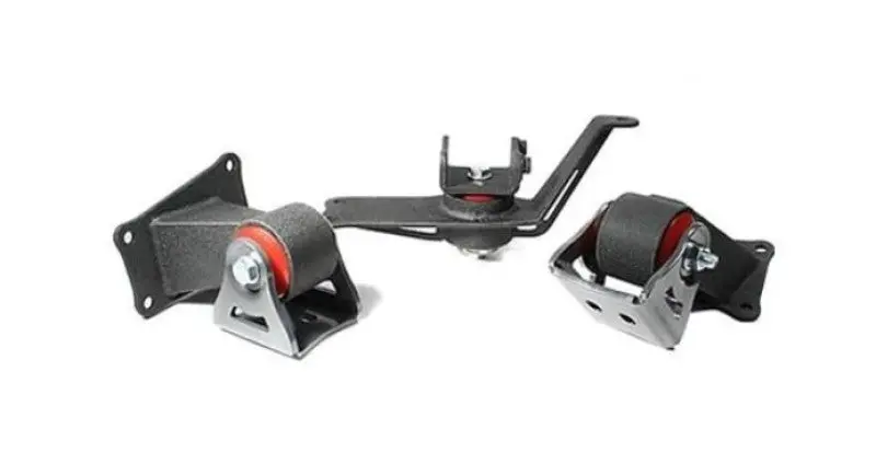 Innovative 00-09 Honda S2000 F-Series Black Steel Mounts 75A Bushings 1