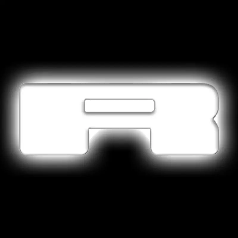 Oracle Lighting Universal Illuminated Led Letter Badges - Matte Wht Surface Finish - R See Warranty 1