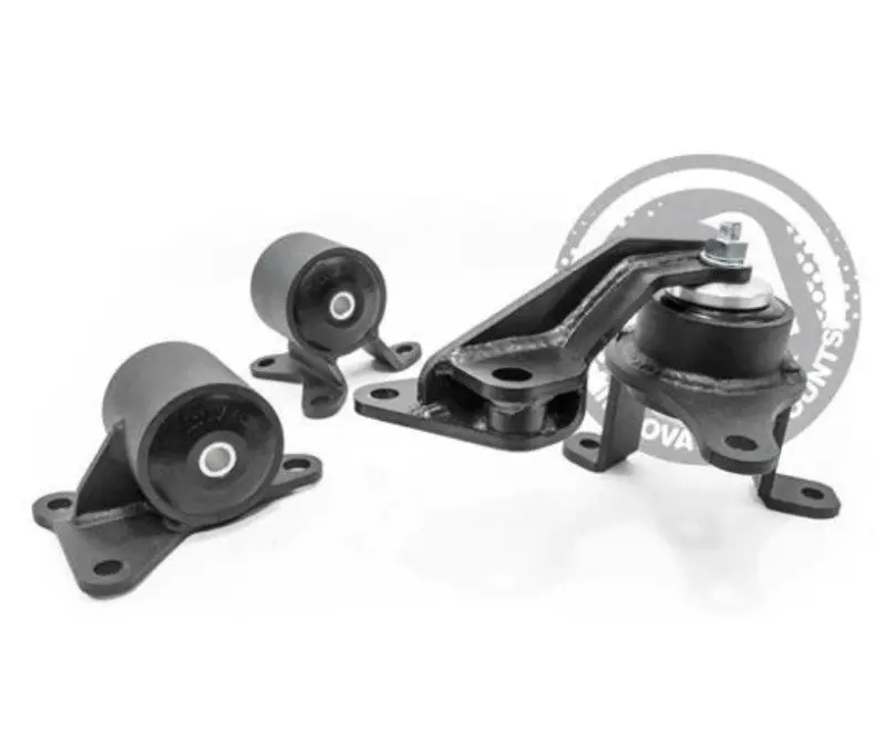 Innovative 98-02 Accord F-Series Black Steel Mounts 75A Bushings 1