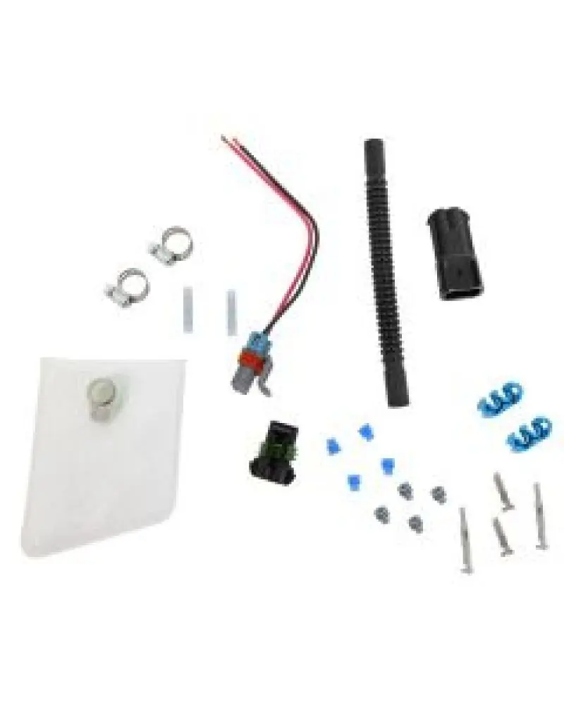 Walbro Universal Installation Kit: Fuel Filter/Wiring Harness/Fuel Line For F90000267 E85 Pump 1