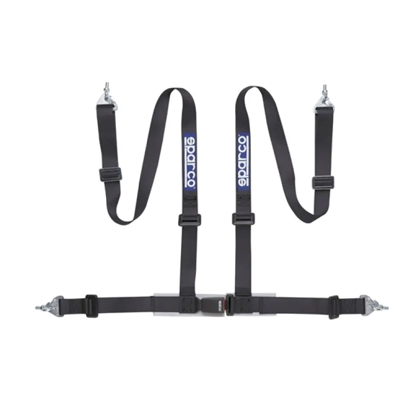 Sparco Belt 2 Inch Black 4Pt Snap-In 1