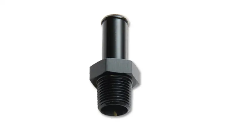 Vibrant 1/4In Npt To 3/8In Barb Straight Fitting - Aluminum 1