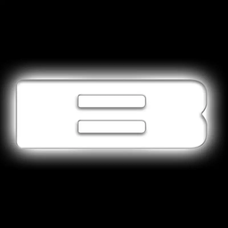 Oracle Lighting Universal Illuminated Led Letter Badges - Matte Wht Surface Finish - B See Warranty 1