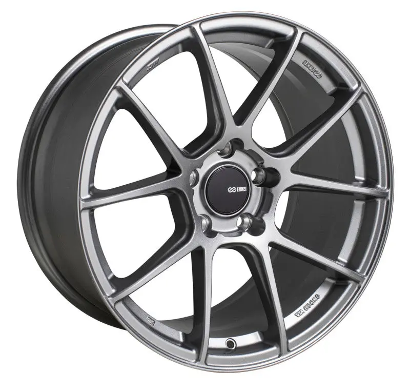 Enkei Ts-V 18X8.5 5X114.3 38Mm Offset 72.6Mm Bore Storm Grey Wheel 1