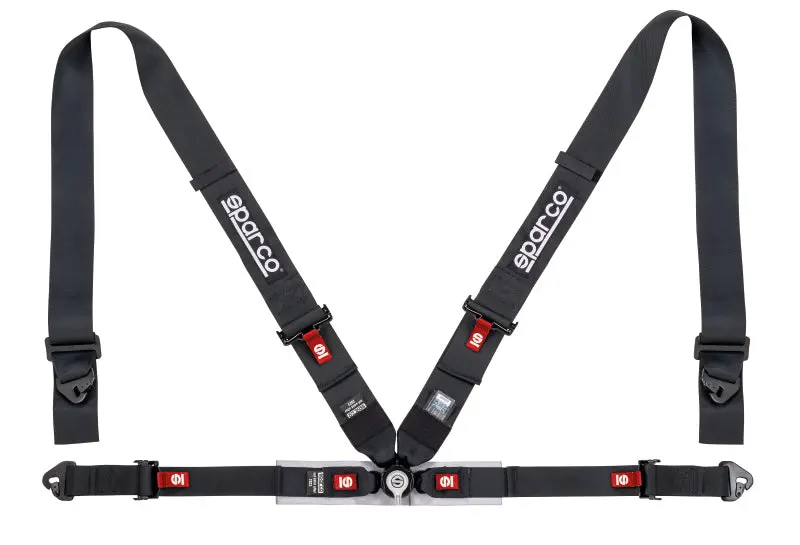 Sparco Belt 4Pt 3In/2In Competition Harness - Black 1