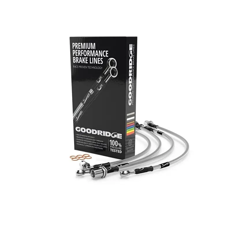 Goodridge 08-12 Subaru Sti (6 Speed) Clear Stainless Steel Clutch Line 1