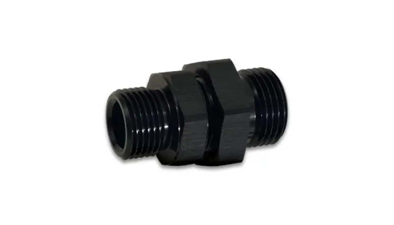 Vibrant -10An To -8An Orb Male To Male Union Adapter - Anodized Black 1