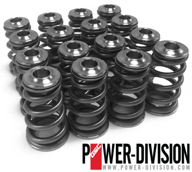Gsc P-D Subaru Ej Single Conical Valve Spring Titanium Retainer & Spring Seat Kit 1