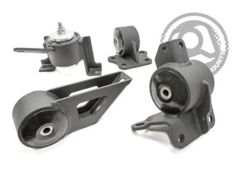 Innovative 05-12 Lotus Elise/Exige 2Zz Black Steel Mounts 75A Bushings 1