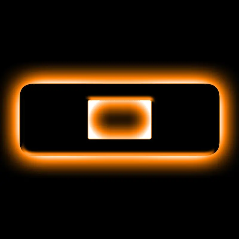 Oracle Lighting Universal Illuminated Led Letter Badges - Matte Blk Surface Finish - O See Warranty 1