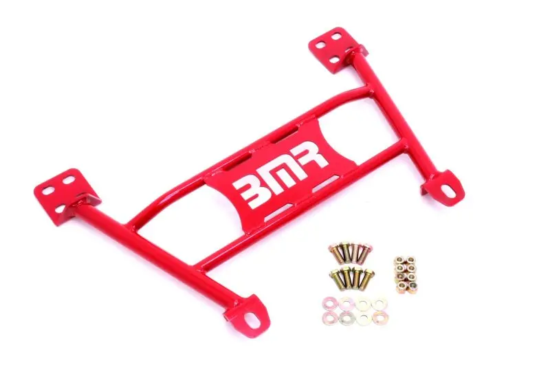Bmr 05-14 S197 Mustang Radiator Support Chassis Brace - Red 1