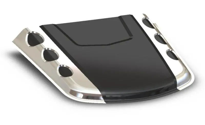 Avs Universal Hood Scoop - Smoke 1