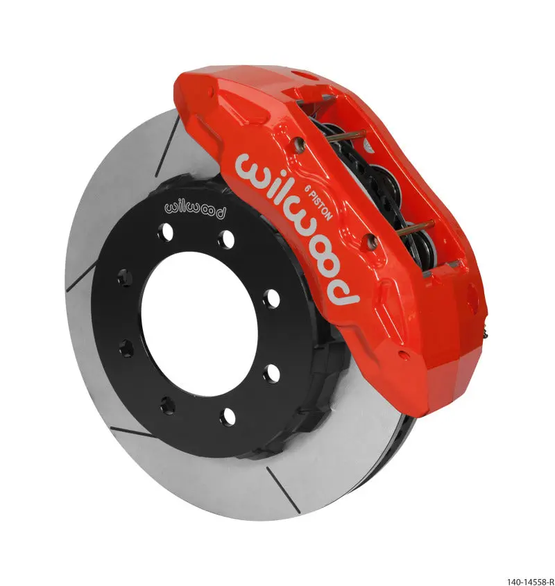 Wilwood Tx6r Front Kit 15.00In Red 13-17 Ford F-250/F-350 - 4Wd 1