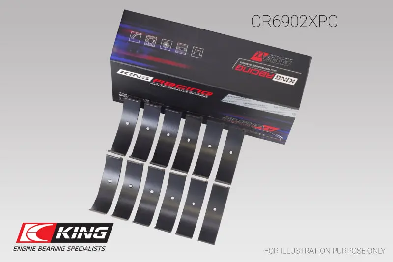 King Nissan Vq35hr/Vq37vhr/Vr30dtt (Size +.25) Pmaxkote Rod Bearing Set 1