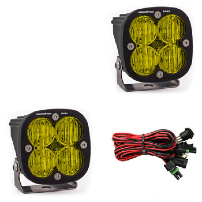 Baja Designs Squadron Pro Series Wide Cornering Pattern Led Light Pods - Amber 1