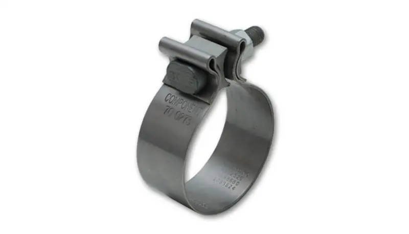 Vibrant Ss Accuseal Exhaust Seal Clamp For 2.25In Od Tubing (1In Wide Band) 1