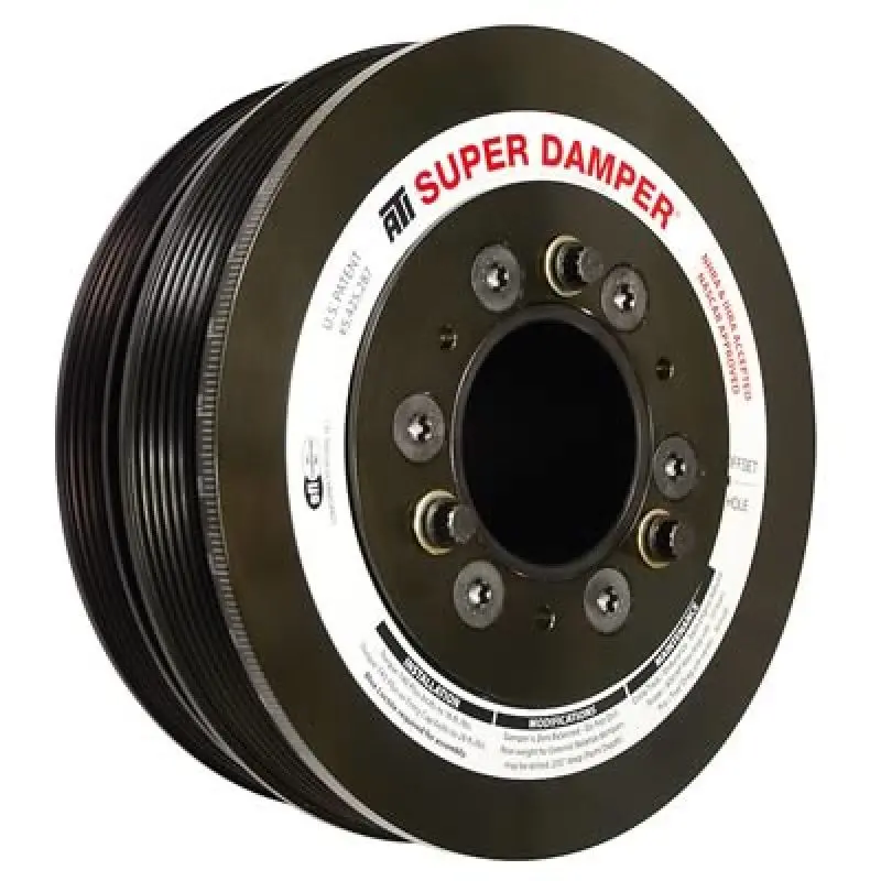 Ati Damper - 7.425In - Steel Lw - 6/4 Grv - Ls3 Camaro - 10-15 - Gen 3 Vortec Truck - Ls - 3 Ring 1