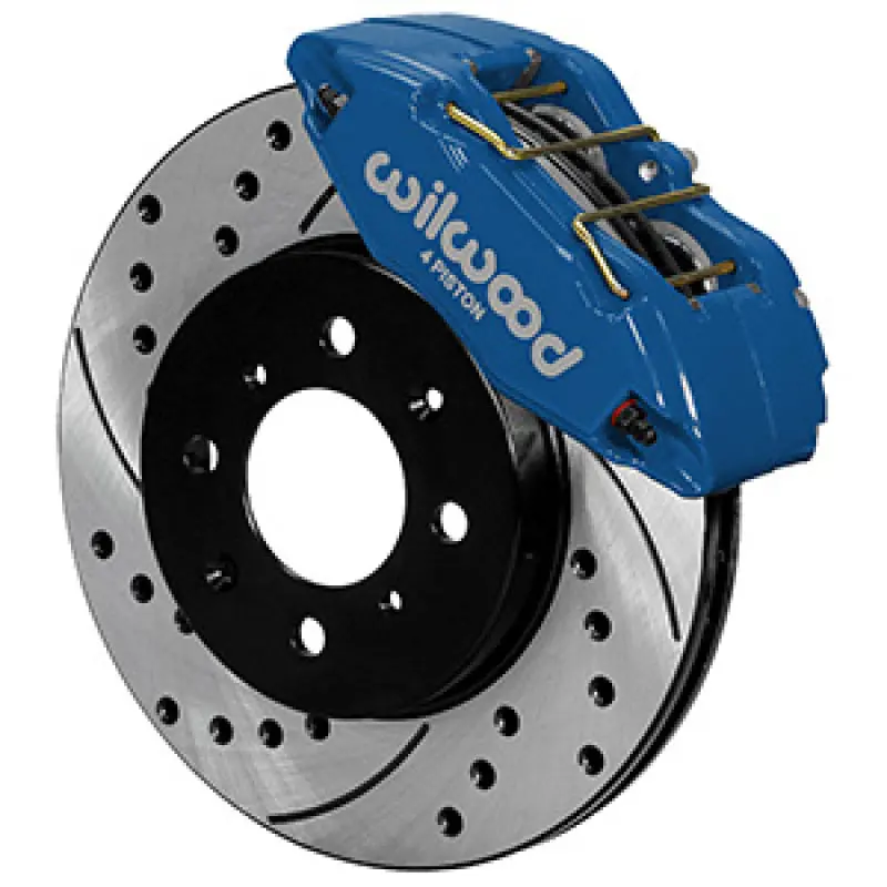 Wilwood Dpha Front Caliper & Rotor Kit Drilled Honda / Acura W/ 262Mm Oe Rotor - Competition Blue 1