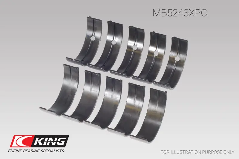 King Nissan Sr20de/Det (2.0L) (Size Std) Performance Coated Main Bearing Set 1