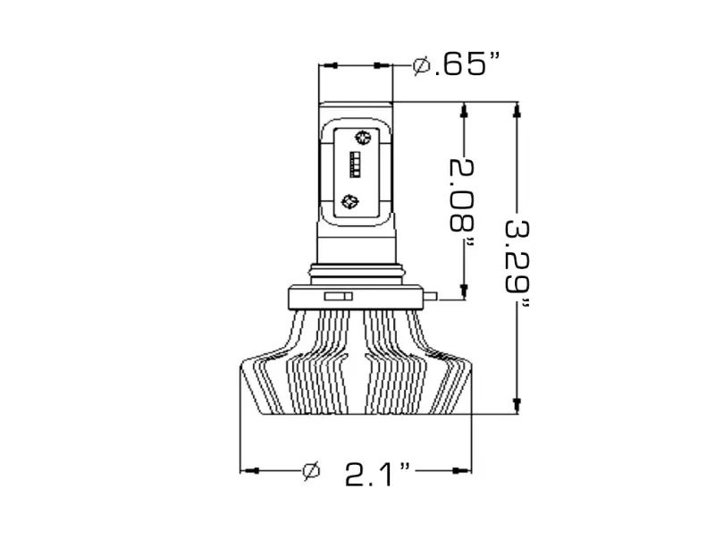 Oracle 9006 4000 Lumen Led Headlight Bulbs (Pair) - 6000K See Warranty 1