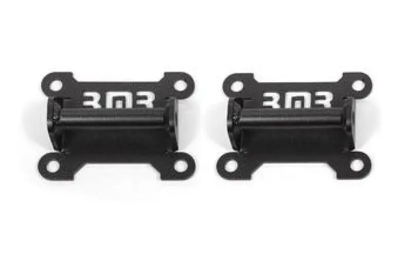 Bmr 98-02 Chevrolet Camaro Motor Mount Kit (Solid Steel) - Black Hammertone 1